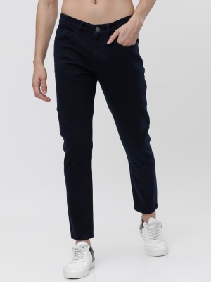 HIGHLANDER Tapered Men Blue Trousers