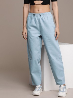 Roadster Regular Fit Women Light Blue Trousers