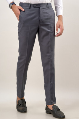 SEVEN HUNTERS Regular Fit Men Grey Trousers