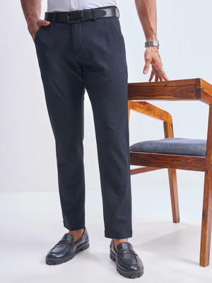 HIGHLANDER Slim Fit Men Blue Trousers