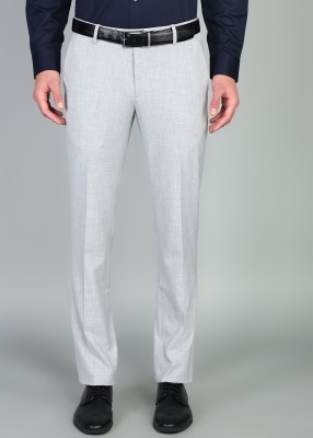 ARROW Regular Fit Men Grey Trousers