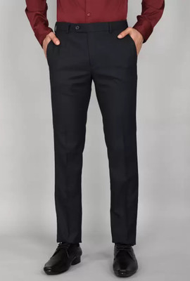 FUBAR Regular Fit Men Black Trousers