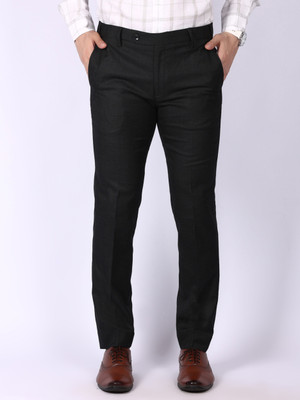 Style Culture Regular Fit Men Black Trousers