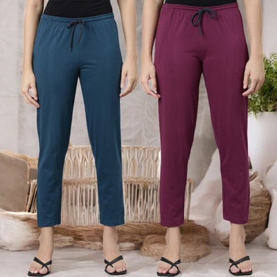 Kryptic Regular Fit Women Blue Trousers