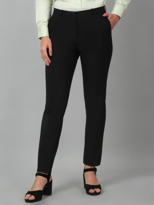 CANTABIL Regular Fit Women Black Trousers