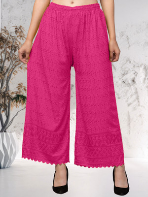 FamBee Relaxed Women Pink Trousers