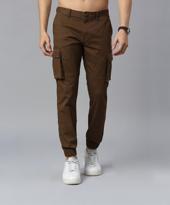 Moda Rapido Slim Fit Men Brown Trousers