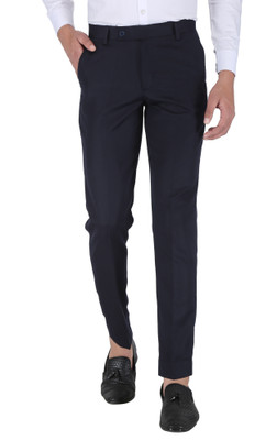SR CREATIONS Regular Fit Men Blue Trousers