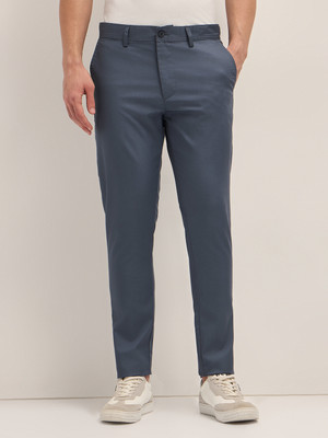 THE BEAR HOUSE Slim Fit Men Blue Trousers
