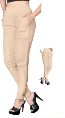 mre Regular Fit Women Red Trousers