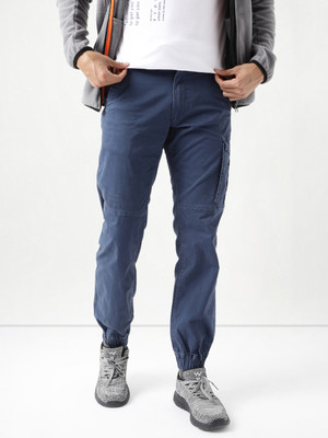 Wildcraft Regular Fit Men Blue Trousers