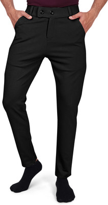 Shine N Show Regular Fit Men Black Trousers