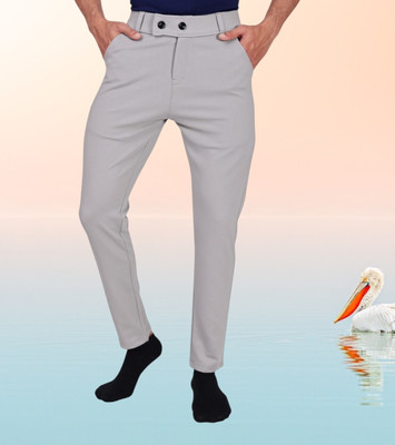 Style sync Regular Fit Men White Trousers