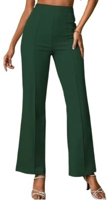 Easymart Regular Fit Women Green Trousers