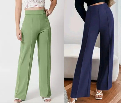 Sara lifestyle Regular Fit Women Multicolor Trousers