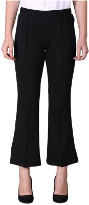 Luma Regular Fit Women Black Trousers