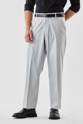 Snitch Regular Fit Men Grey Trousers