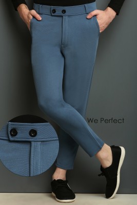 We Perfect Trouser Slim Fit Men Blue Trousers