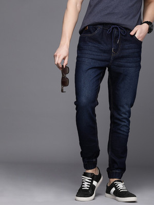 WROGN Regular Fit Men Blue Trousers