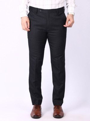 Style Culture Regular Fit Men Black Trousers