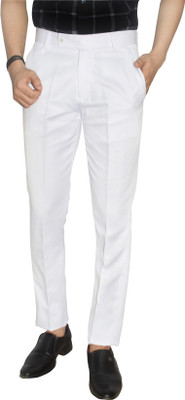 Kundan Regular Fit Men White Trousers