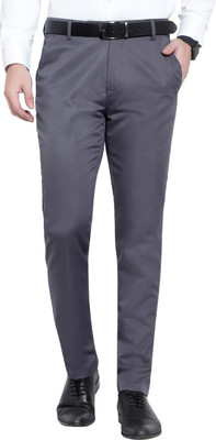 UpToDate Fashion Regular Fit Men Grey Trousers