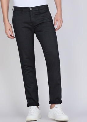 INTEGRITI Slim Fit Men Dark Blue Trousers