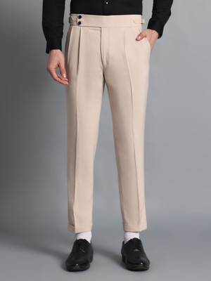 VIVA TRENDZ Regular Fit Men Beige Trousers