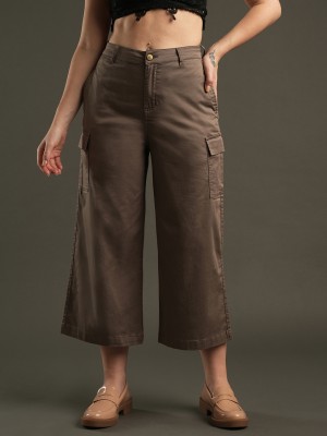 Globus Relaxed Women Grey Trousers