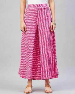 Andromeda Flared Women Pink Trousers