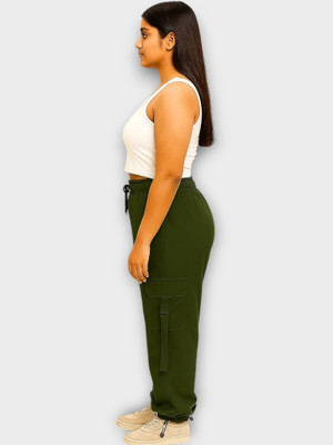 Classy creations Comfort Fit Women Green Trousers