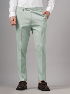 MANCREW Regular Fit Men Light Green Trousers