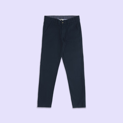 Pantaloons Junior Regular Fit Boys Dark Blue Trousers