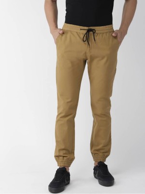 Sarona Regular Fit Men Cream Trousers