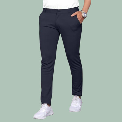 PALCLOUTHES TREND Slim Fit Men Grey Trousers
