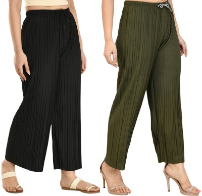 Brainbees Relaxed Women Black, Green Trousers