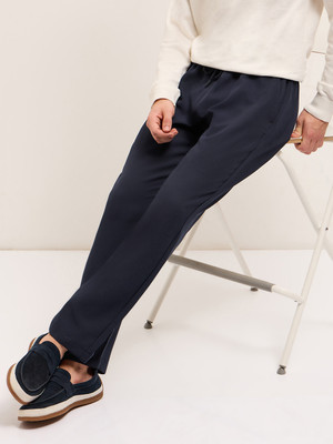 THE BEAR HOUSE Straight Fit Men Blue Trousers