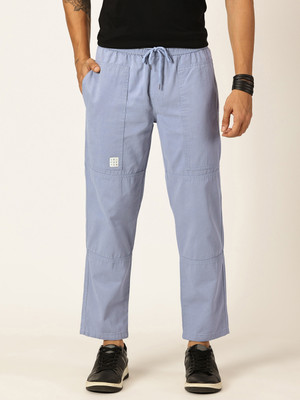THOMAS SCOTT Relaxed Men Light Blue Trousers