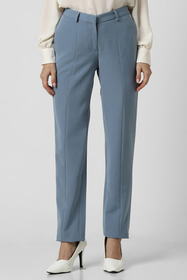 VAN HEUSEN Regular Fit Women Blue Trousers