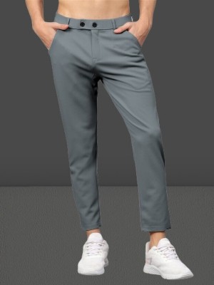 Msmr Creation Regular Fit Men Grey Trousers