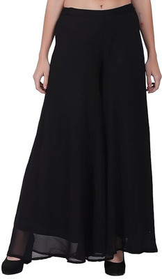 VSPCreation Regular Fit Women Black Trousers