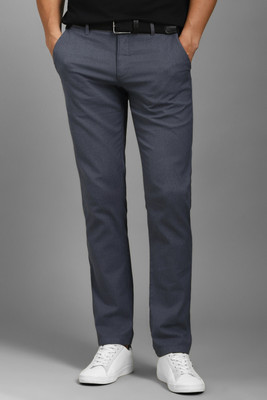LOUIS PHILIPPE Slim Fit Men Blue Trousers