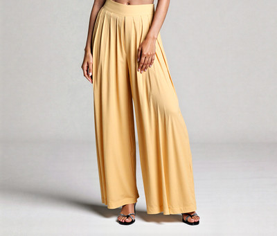 DAKSHAANDWARDROBE Comfort Fit Women Beige Trousers