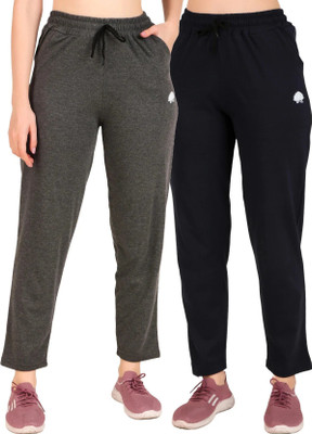 GAA Regular Fit Women Grey, Dark Blue Trousers