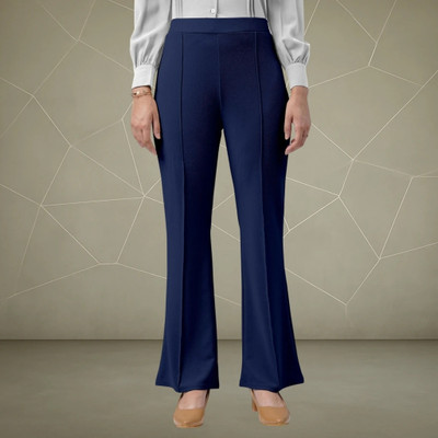 HouseOfCommon Loose Fit Women Dark Blue Trousers