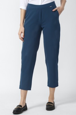 VAN HEUSEN Regular Fit Women Blue Trousers