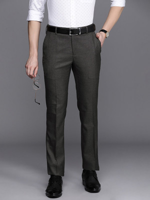 Raymond Slim Fit Men Grey Trousers