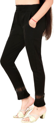 Fessist Relaxed Women Black Trousers