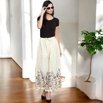 Synthify Flared Women Multicolor Trousers