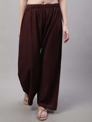 VALLES365 by S.c. Flared Women Brown Trousers